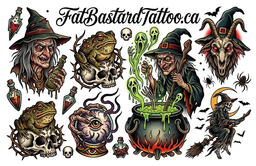 Witches flash sheet